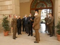 Recepción de SER. Omella por parte de las autoridades militares (2)